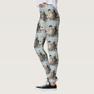 Le Cat du Cafe Leggings