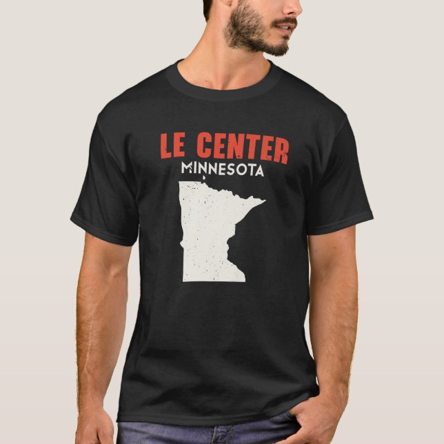 Le Centre Minnesota USA State America Travel Minne T-Shirt (Front)