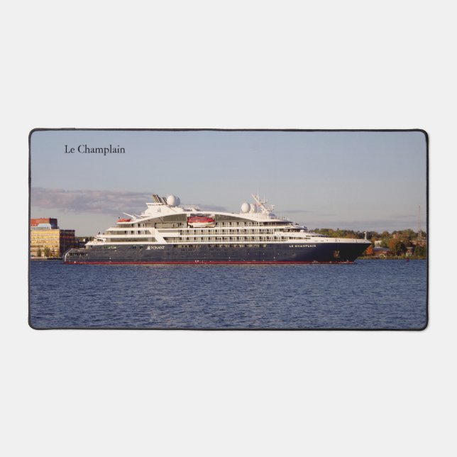 Le Champlain desk mat (Front)