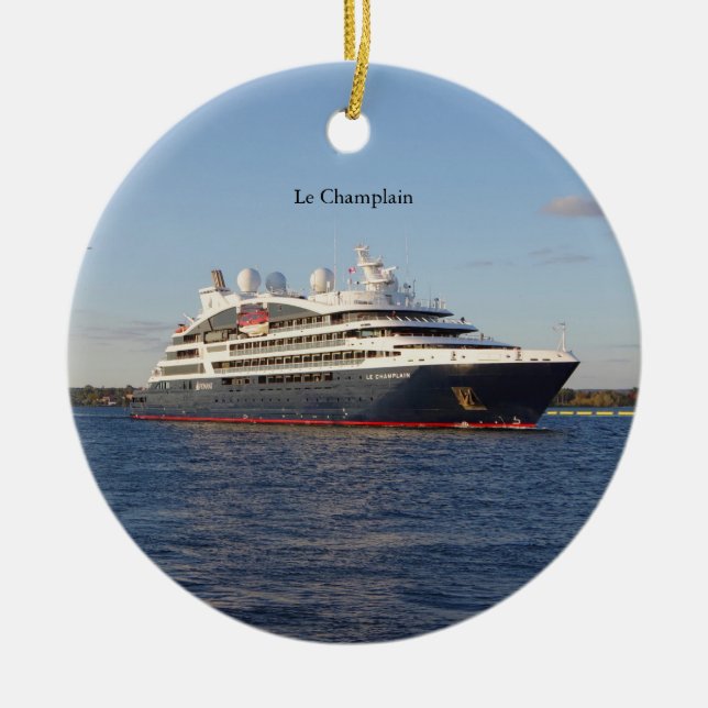 Le Champlain ornament (Front)