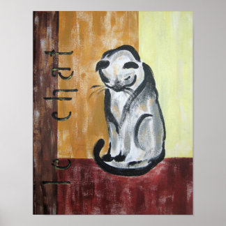Le Chat 11x 14 Print