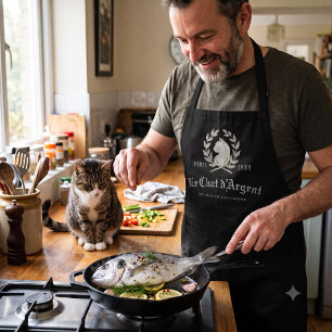 Le Chat d'Argent Édition Noir Chef Apron