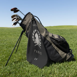 Le Chat d'Argent Monogrammed Golf Towel