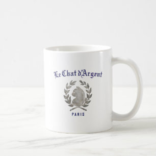 Le Chat d'Argent Paris French Bistro Vintage Coffee Mug