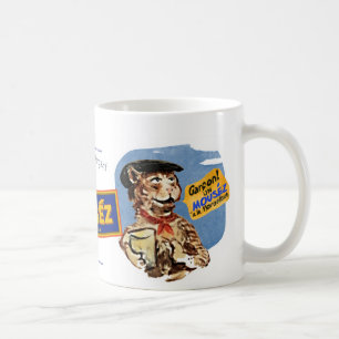 Le Chat d'Argent Vintage Mouséz Pastis Souvenir Coffee Mug