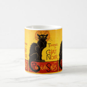 le chat noir,Art Nouveau Coffee Mug