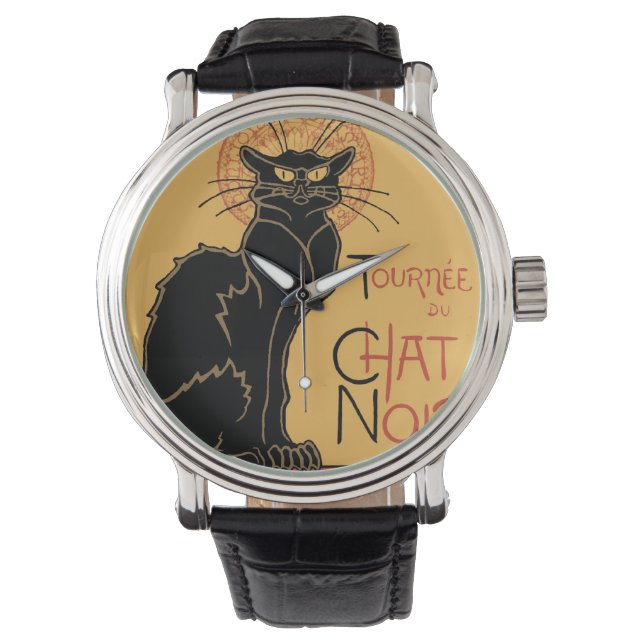 Le Chat Noir Art Nouveau Watch (Front)