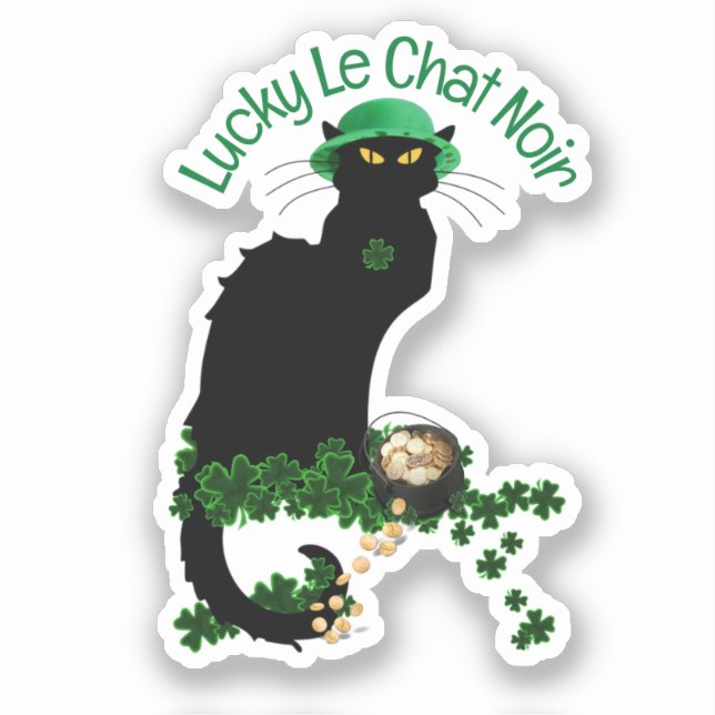 Le Chat Noir Clover St. Patrick's Day (Front)