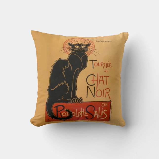 Le Chat Noir Cushion (Front)