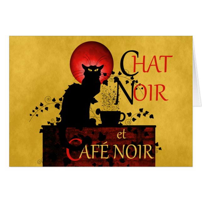 Le Chat Noir et Café Noir (Front Horizontal)