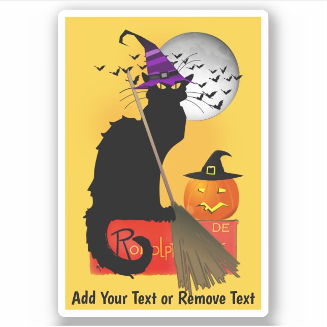 Le Chat Noir Halloween Witch (Front)