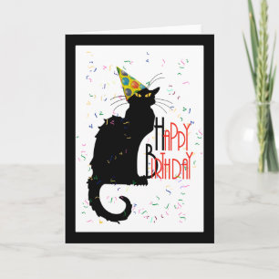 Le Chat Noir - HAPPY BIRTHDAY! Card