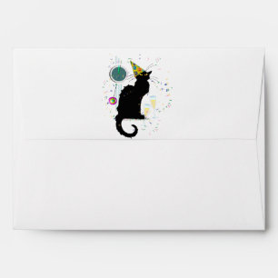 Le Chat Noir Happy New Year Party Envelopes