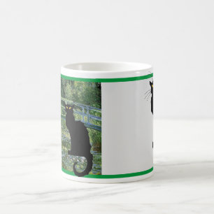 Le Chat Noir in Japanese Bridge Coffee Mug