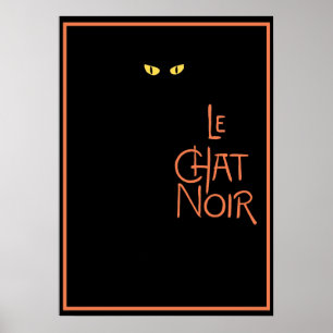 Le Chat Noir in the Dark Poster