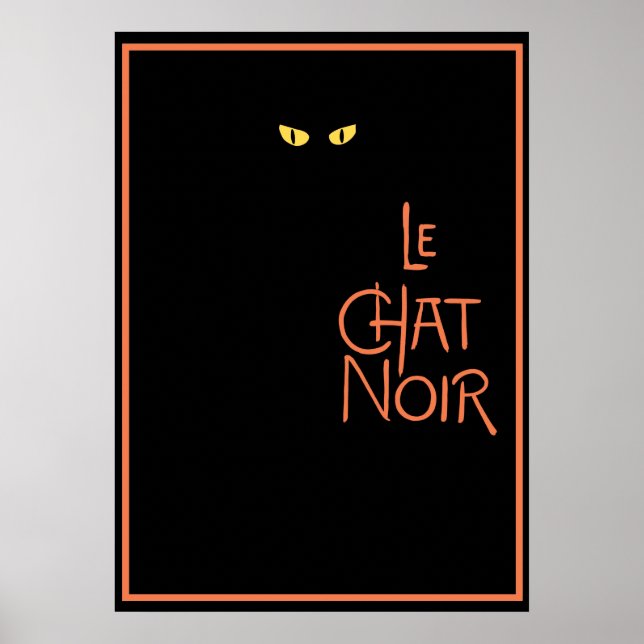 Le Chat Noir in the Dark Poster (Front)
