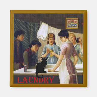 Le Chat Noir Laundry Room Magnet