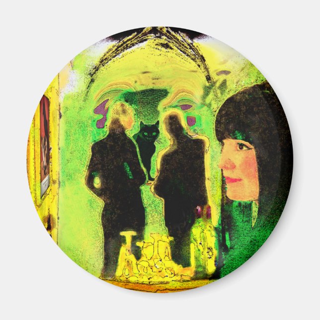 "Le Chat Noir" Magnet (Front)