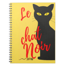 Le Chat Noir Modern Red and Yellow