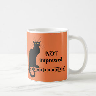 Le Chat Noir Not Impressed Coffee Mug