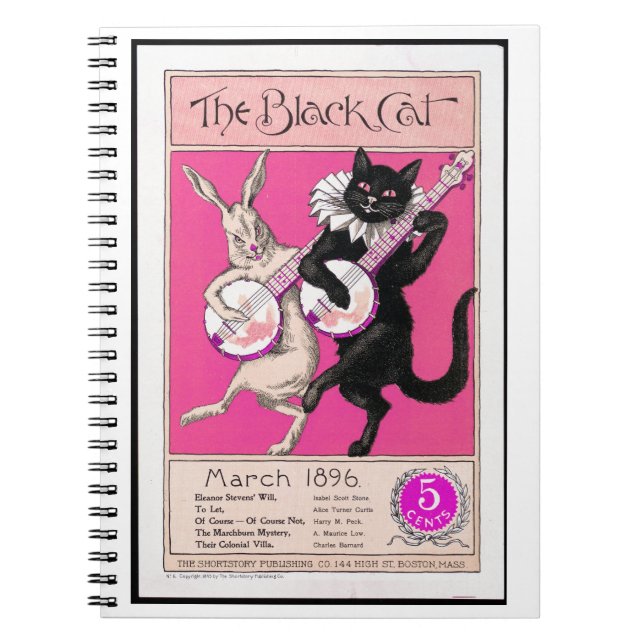 Le Chat Noir Notebook (Front)