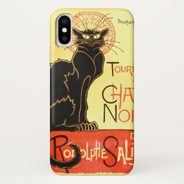 Le chat noir,Original billboard Case-Mate iPhone Case (Back)
