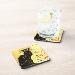 Le chat noir,Original billboard Coaster