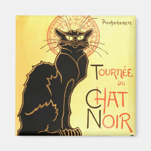 Le chat noir,Original billboard Magnet
