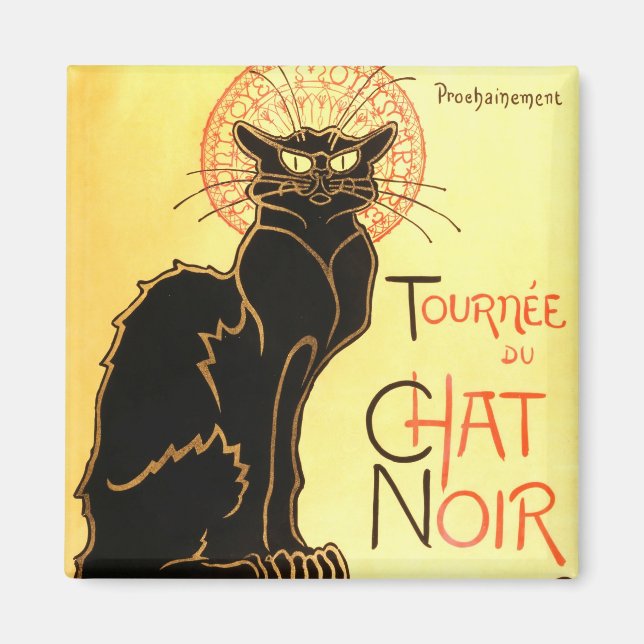Le chat noir,Original billboard Magnet (Front)