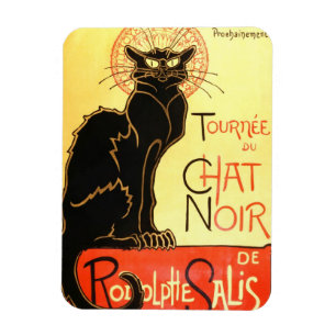 Le chat noir,Original billboard Magnet
