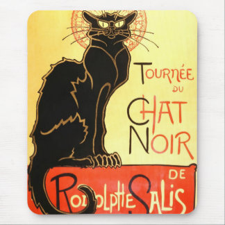Le chat noir,Original billboard Mouse Pad