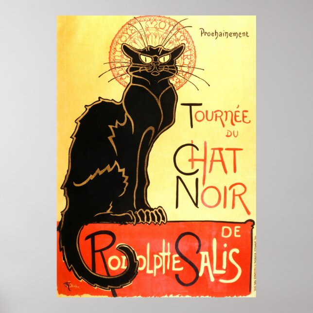 Le chat noir,Original billboard Poster (Front)