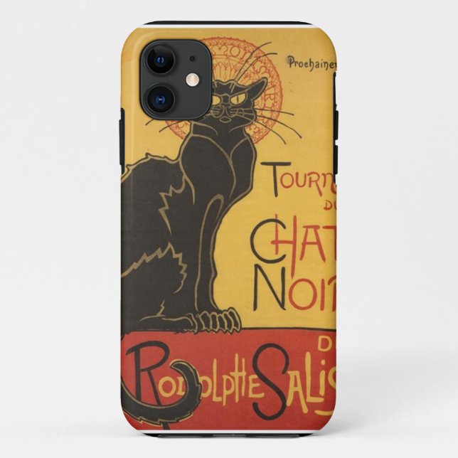 LE CHAT NOIR PRINT Case-Mate iPhone CASE (Back)