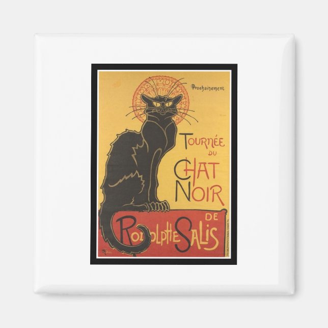 LE CHAT NOIR PRINT MAGNET (Front)