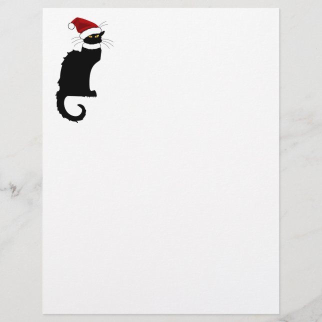 Le Chat Noir Santa Hat Christmas (Front)