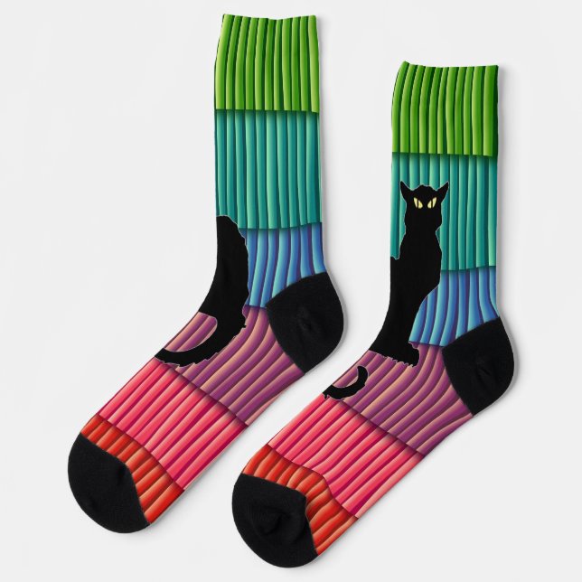 Le Chat Noir Socks (Left)