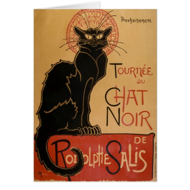 Le chat Noir - Steinlen (Front)