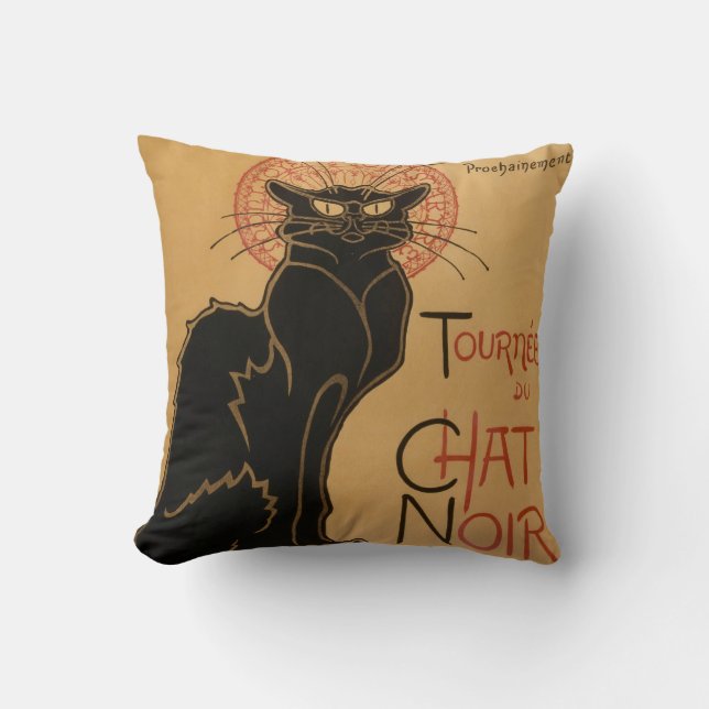 Le chat Noir - Steinlen Cushion (Front)