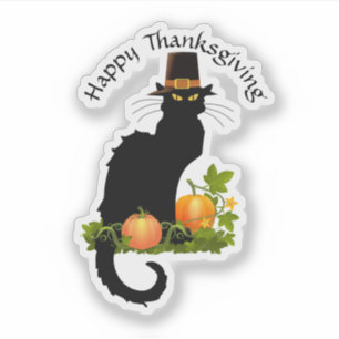 Le Chat Noir Thanksgiving and Pilgrim Turkey