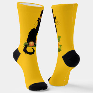Le Chat Noir Thanksgiving and Pilgrim Turkey Socks