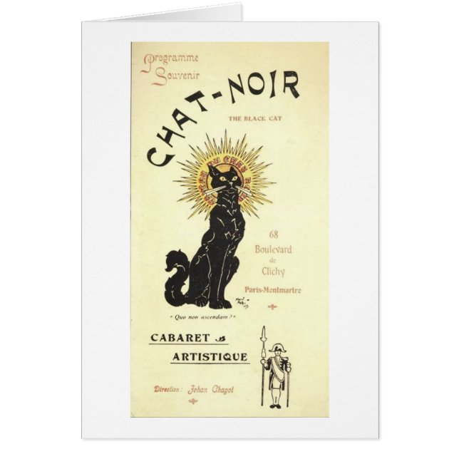 Le Chat Noir The Black Cat (Front)