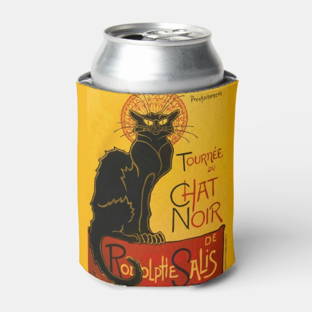 Le Chat Noir The Black Cat Can Cooler (Can Front)