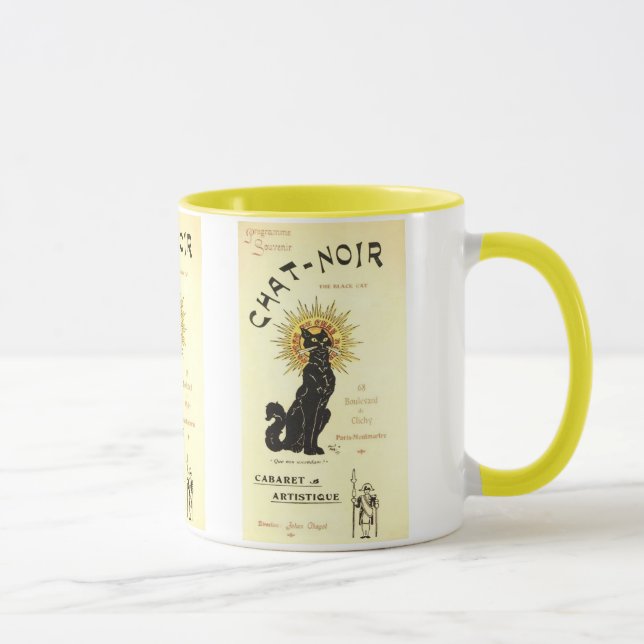 Le Chat Noir The Black Cat Mug (Right)