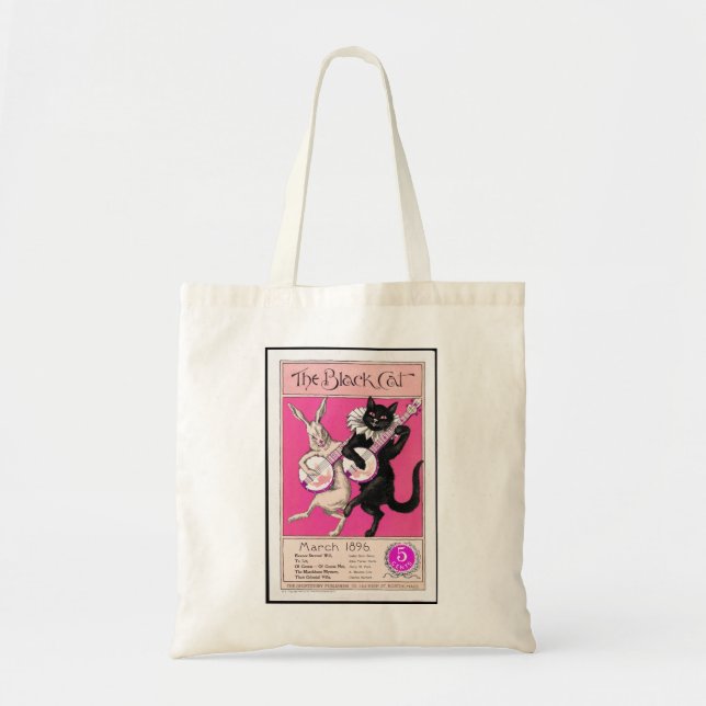 Le Chat Noir Tote Bag (Front)