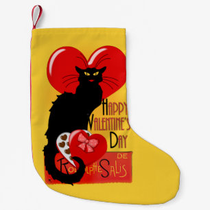 Le Chat Noir Valentine's Day Small Christmas Stocking