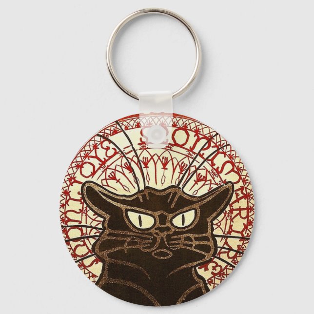 Le Chat Noir, Vente Hôtel Drouot Key Ring (Front)
