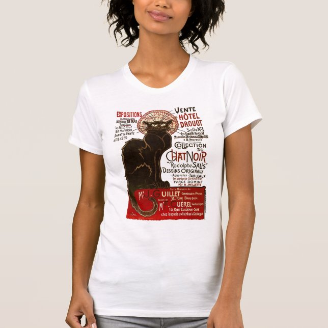 Le Chat Noir, Vente Hôtel Drouot T-Shirt (Front)