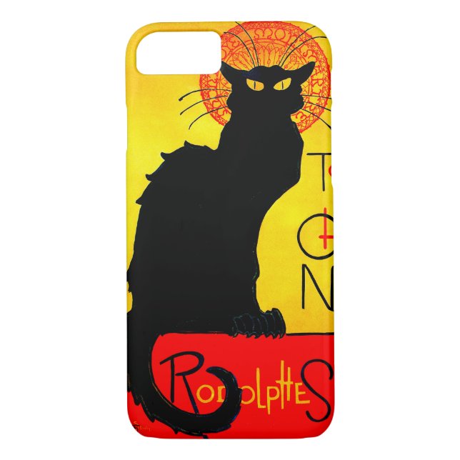 Le Chat Noir Vintage Case-Mate iPhone Case (Back)
