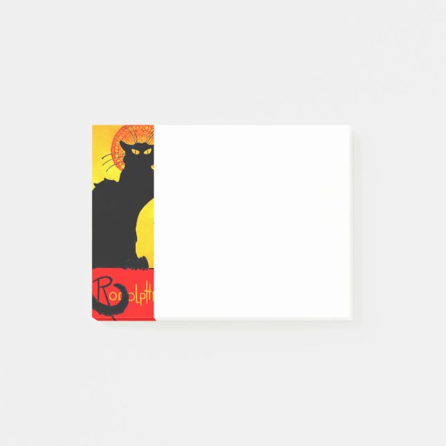 Le Chat Noir Vintage Post-it Notes (Front)