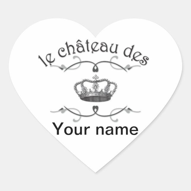 le chateau des YOUR NAME v.2 Heart Sticker (Front)
